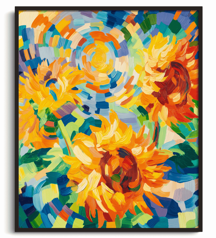 Les Tournesols x Robert Delaunay