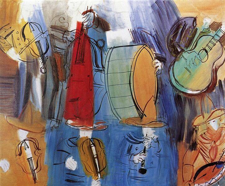 Mexican musicians - Raoul Dufy