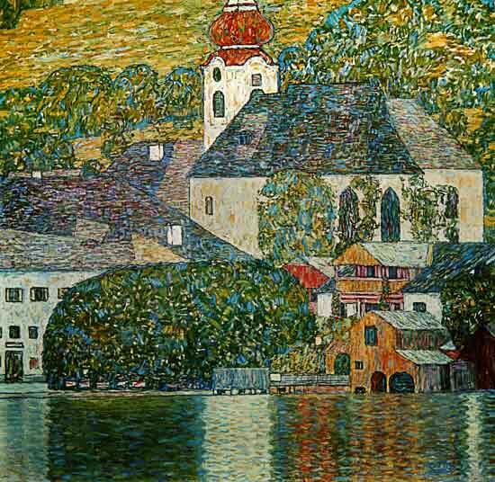 Kirche in Unterach - Gustav Klimt