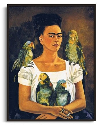 Ich und meine Papageien - Frida Kahlo