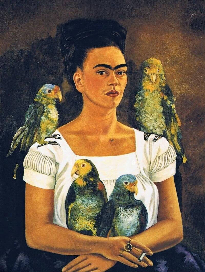 Me and my Parrots - Frida Kahlo