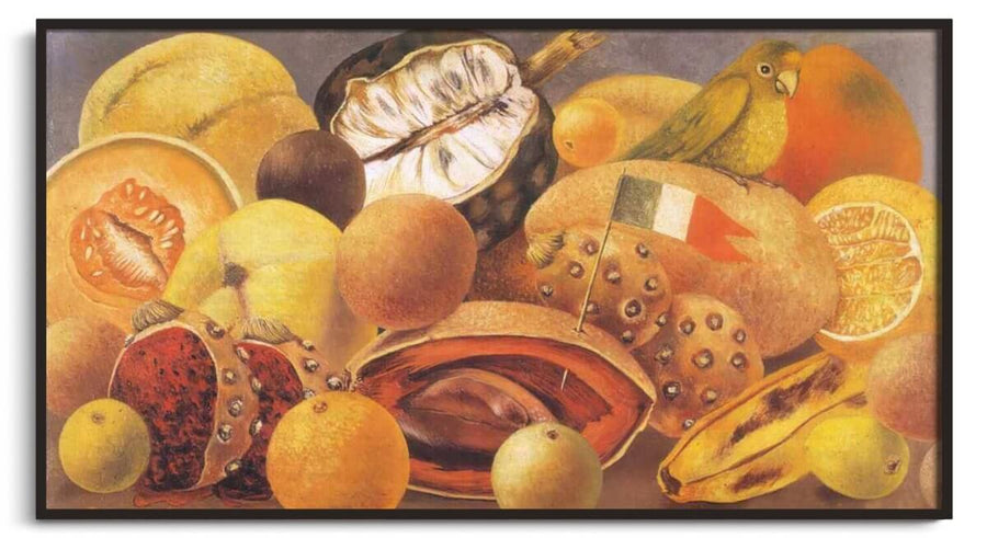 Still Life with Parrot and Flag - Frida Kahlo