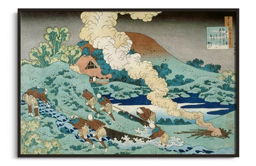 No Kakinomoto Hitomaro - Hokusai