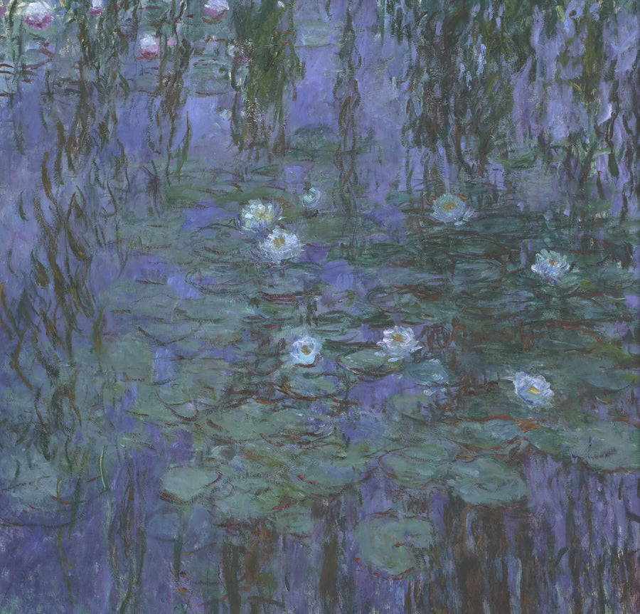 Nymphéas bleus - Claude Monet