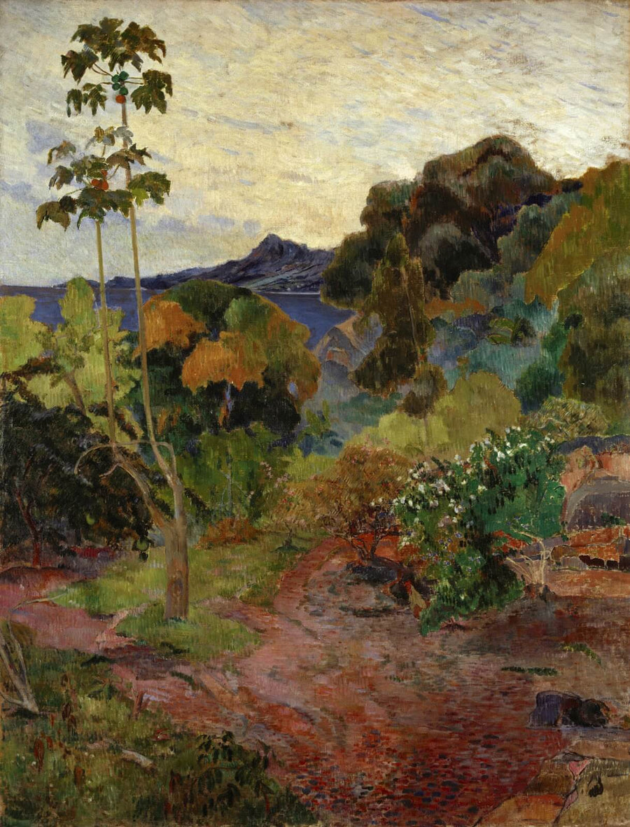 Landschaft auf Martinique - Paul Gauguin