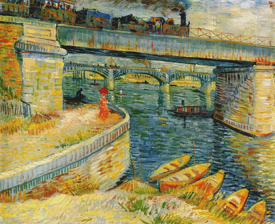 Brücken über die Seine bei Asnières - Vincent Van Gogh