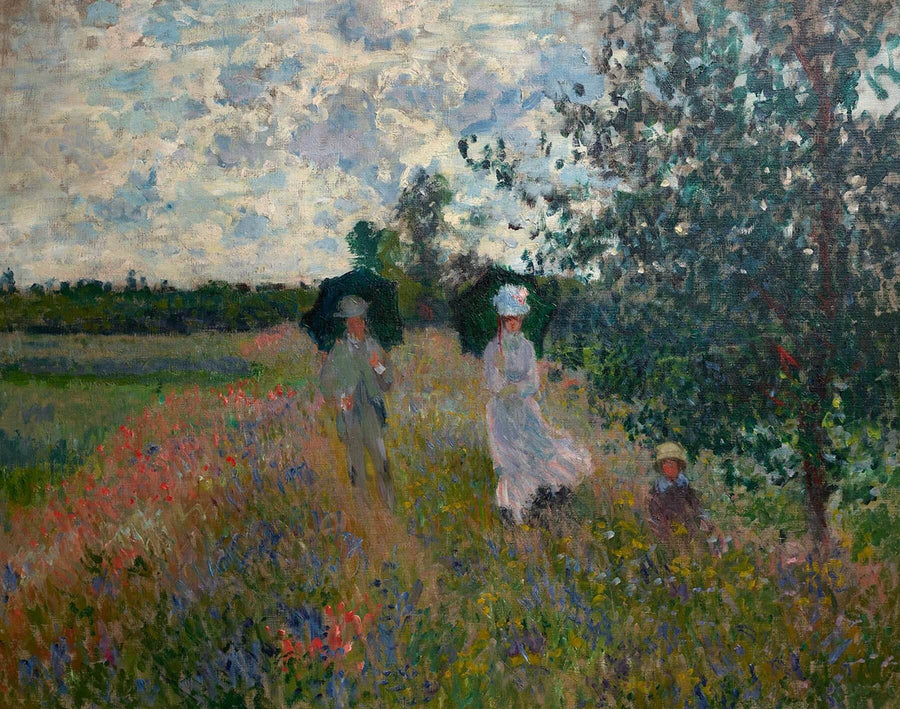 Spaziergang in der Nähe von Argenteuil - Claude Monet