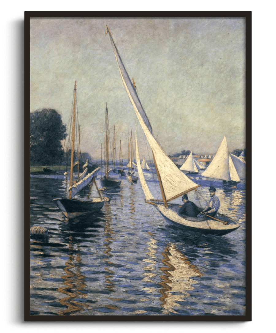 Regatten in Argenteuil - Gustave Caillebotte