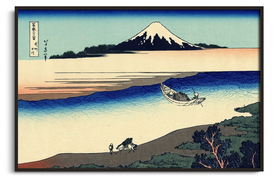 River Tama and Mount Fuji - Hokusai