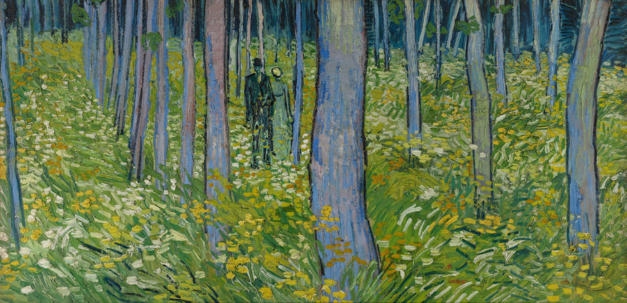 Unterholz mit zwei Personen - Vincent Van Gogh