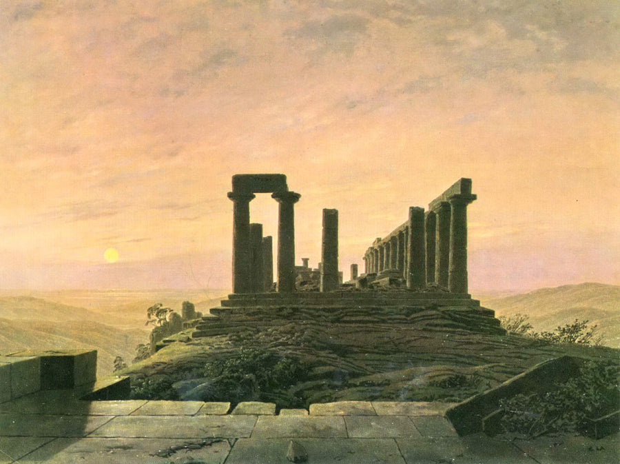 Tempel der Juno in Agrigento - Caspar David Friedrich