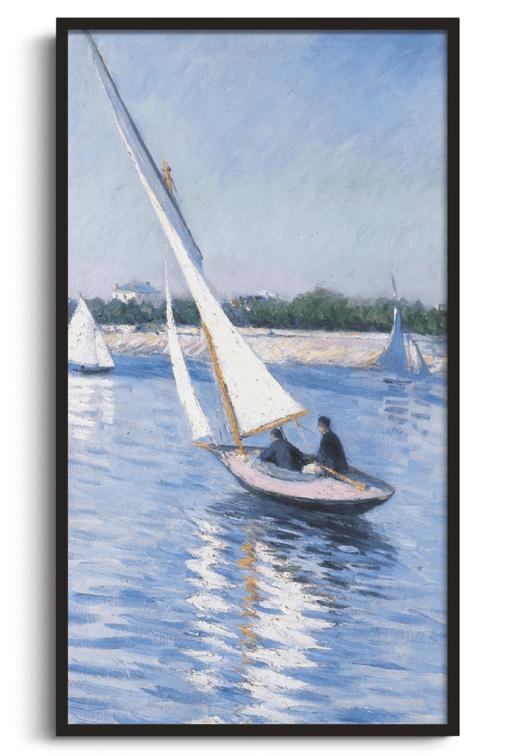 sailboats on the seine