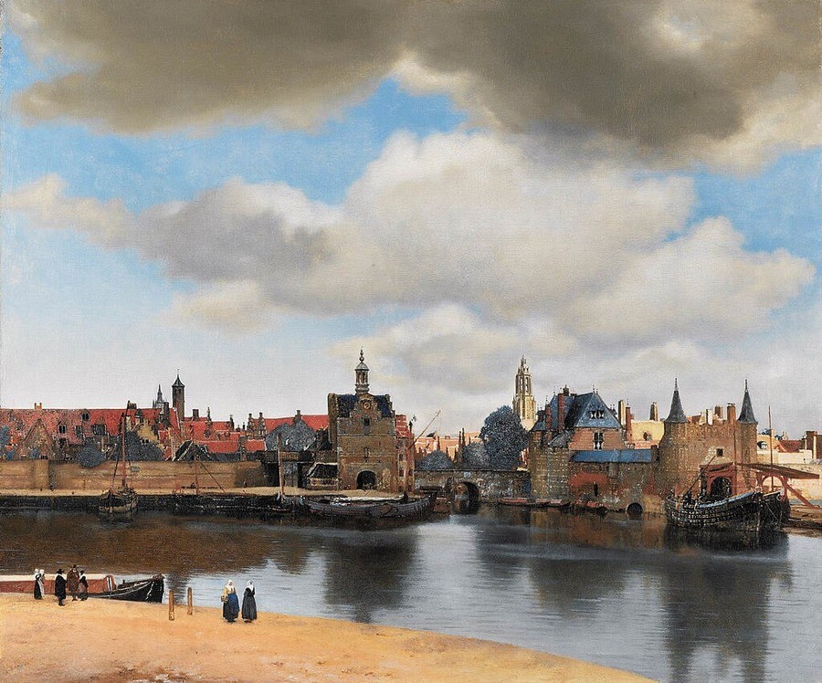 Ansicht von Delft - Johannes Vermeer