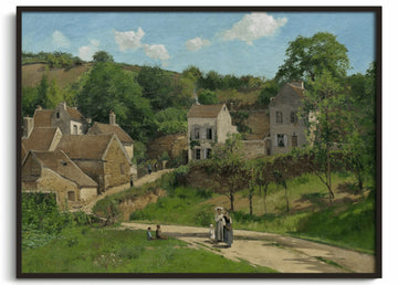 Blick auf die Hermitage, Côte de Gratte-Coqs, Pontoise – Camille Pissarro