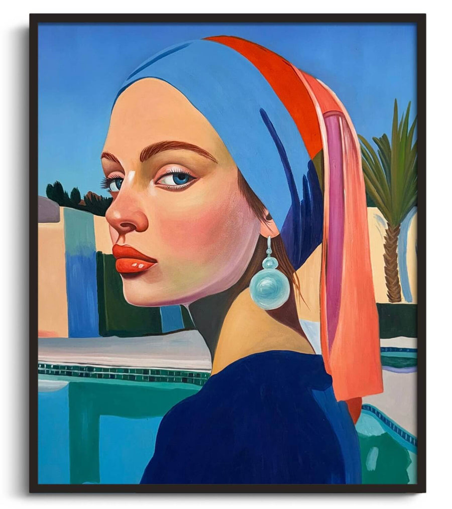 Girl with a Pearl Earring x Hockney