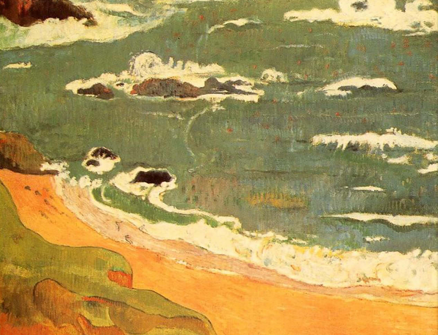 Strand bei Pouldu - Paul Gauguin