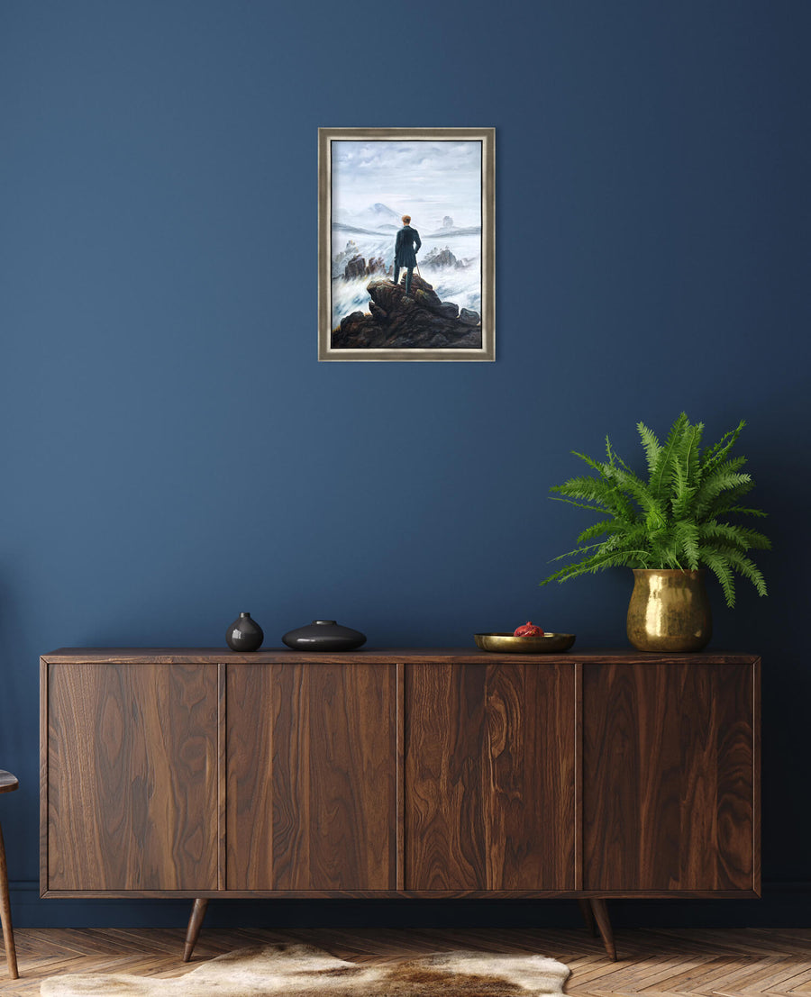 Der Reisende betrachtet ein Wolkenmeer - Caspar David Friedrich