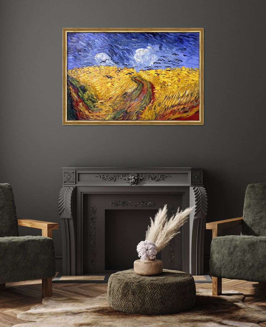 Weizenfeld mit Krähen - Vincent Van Gogh
