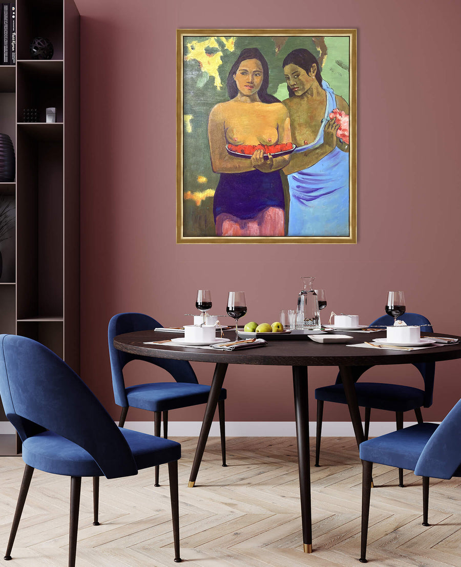 Zwei Tahitianerinnen - Paul Gauguin