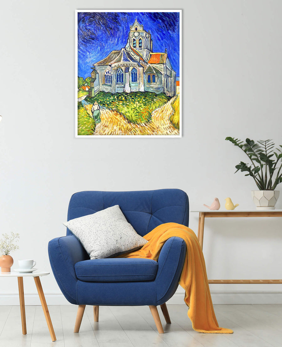 The Church at Auvers - Vincent Van Gogh