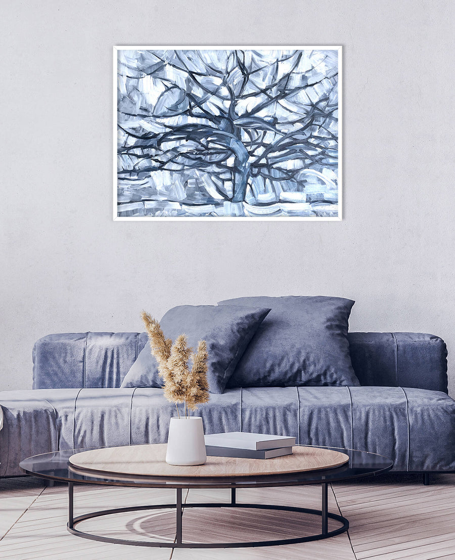 Silberner Baum - Piet Mondrian