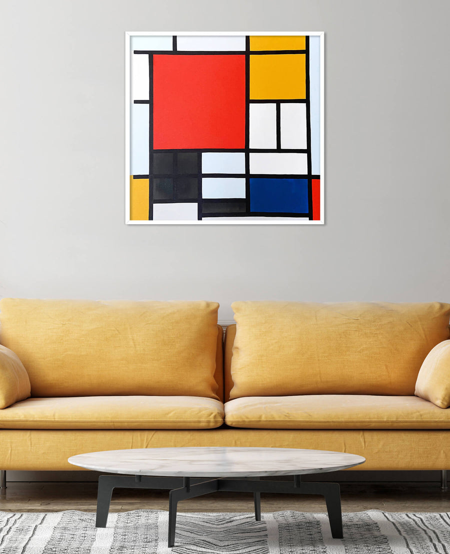 Komposition in Rot, Gelb, Blau und Schwarz - Piet Mondrian