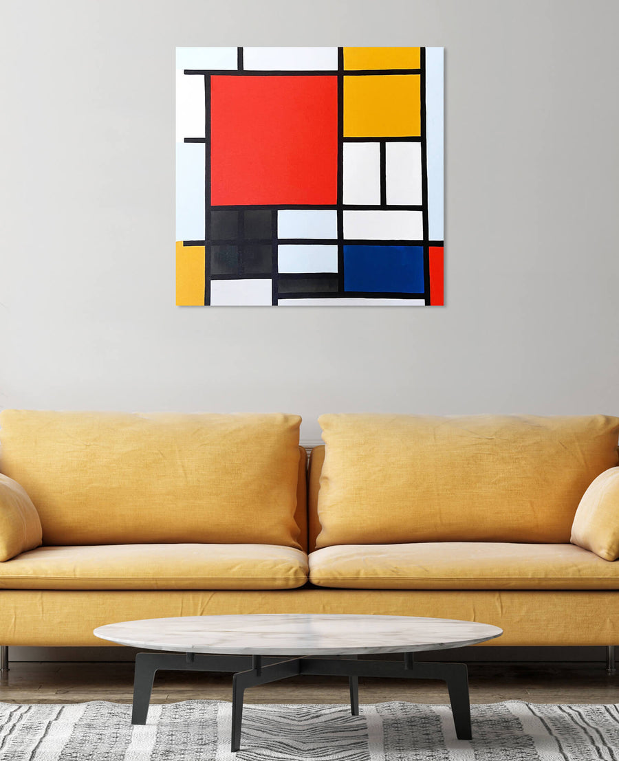 Komposition in Rot, Gelb, Blau und Schwarz - Piet Mondrian