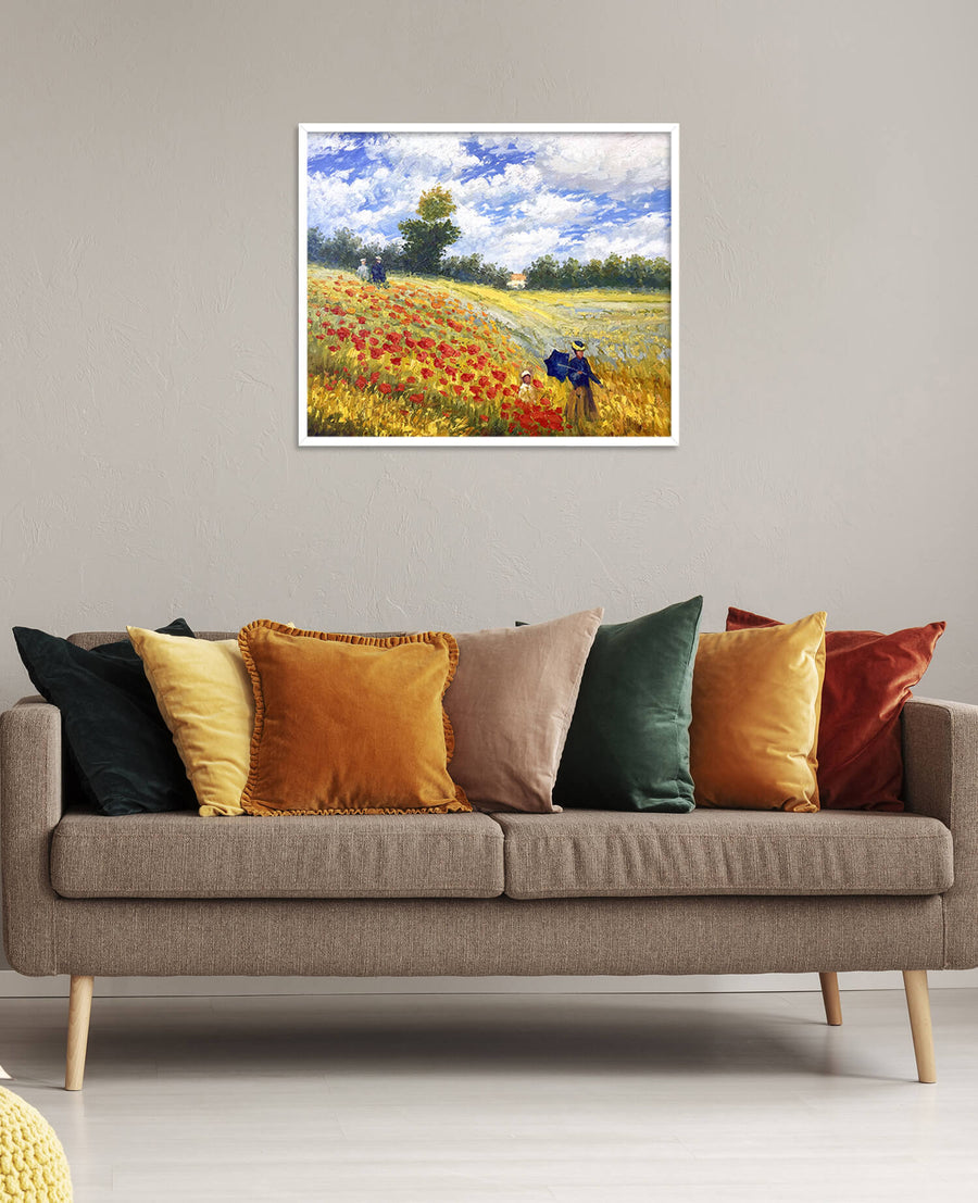 Die Mohnblumen - Claude Monet