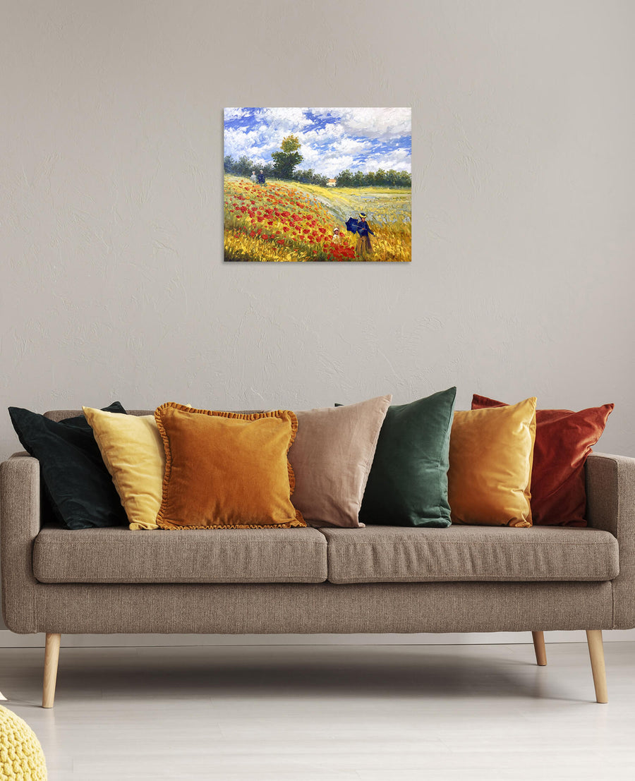 Die Mohnblumen - Claude Monet