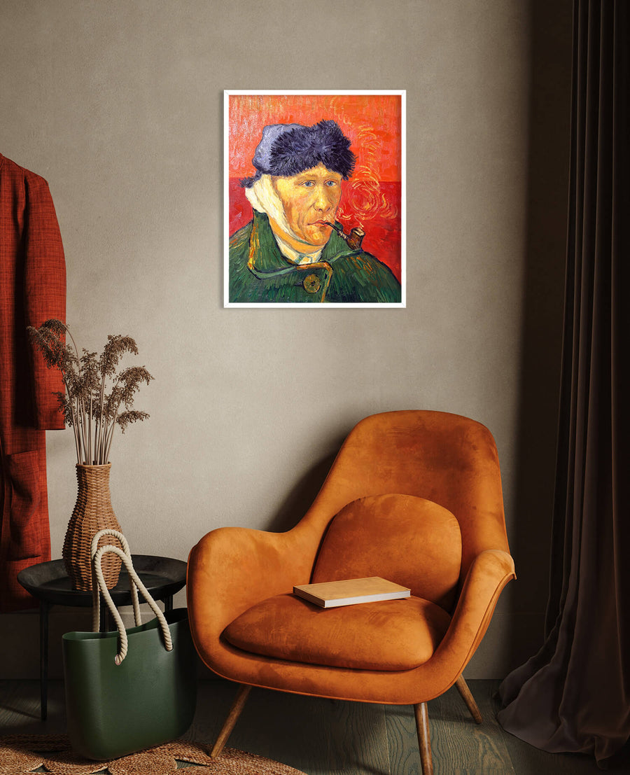 Selbstporträt mit verbundenem Ohr - Vincent Van Gogh