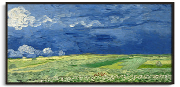Weizenfeld unter Gewitterwolken - Vincent Van Gogh