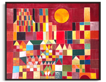 Schloss und Sonne (n°201) - Paul Klee
