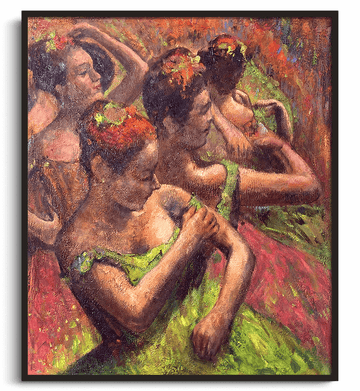 Ballerinas, die ihre Tutus anpassen - Edgar Degas