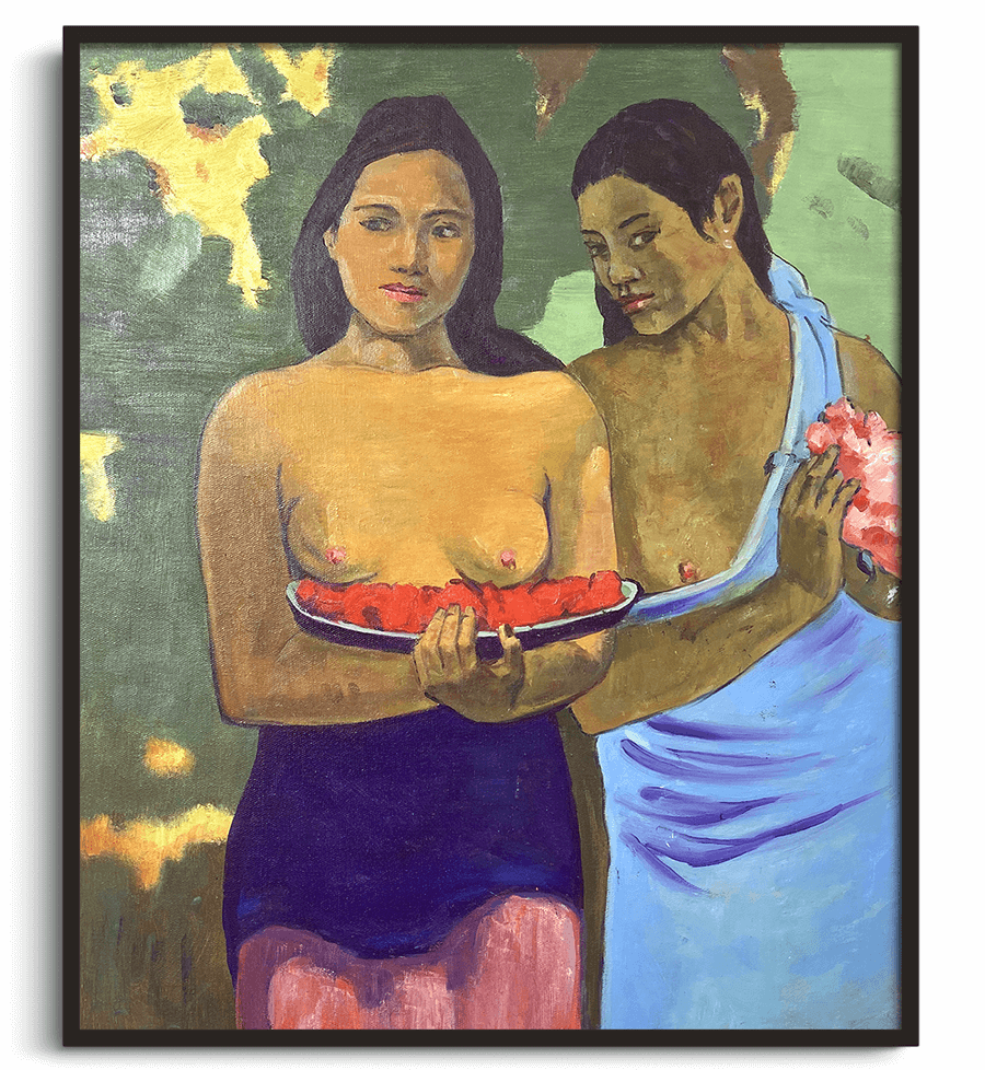 Zwei Tahitianerinnen - Paul Gauguin