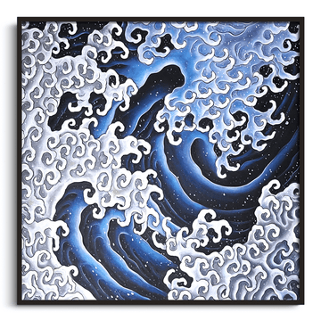 Männerwelle - Hokusai