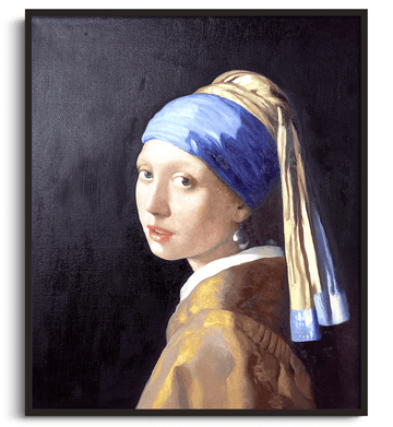 Jeune fille avec bandeau bleu dans les cheveux