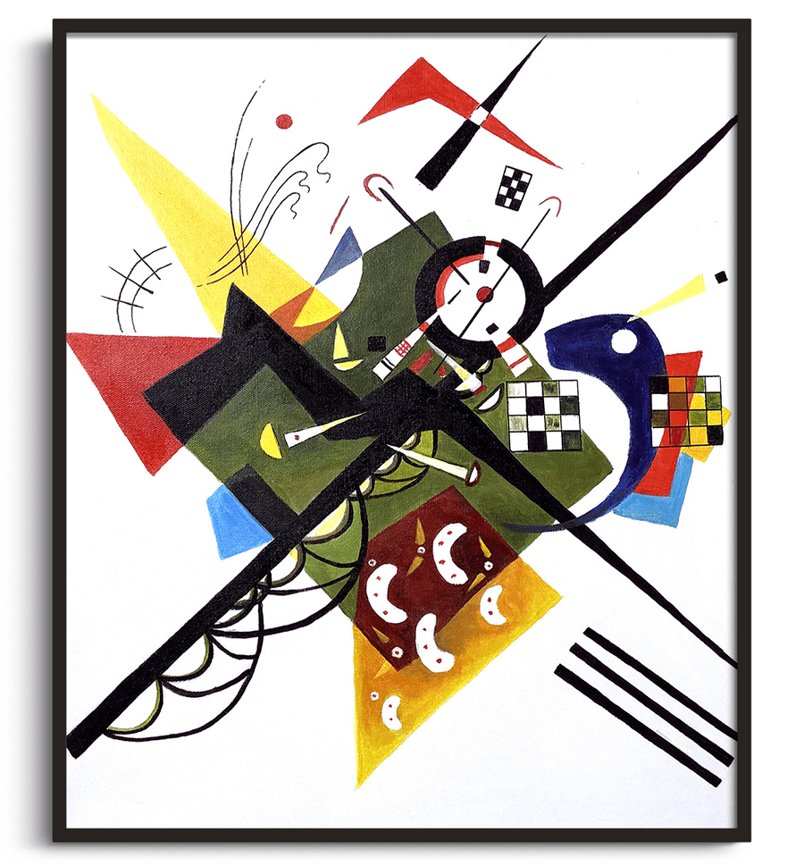 Sur blanc II - Vassily Kandinsky