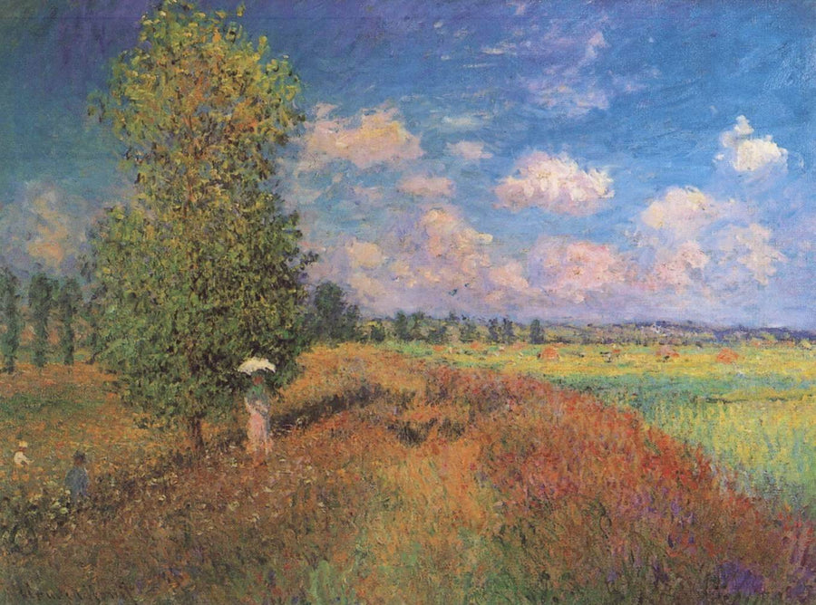 Der Sommer. Mohnblumenfeld - Claude Monet