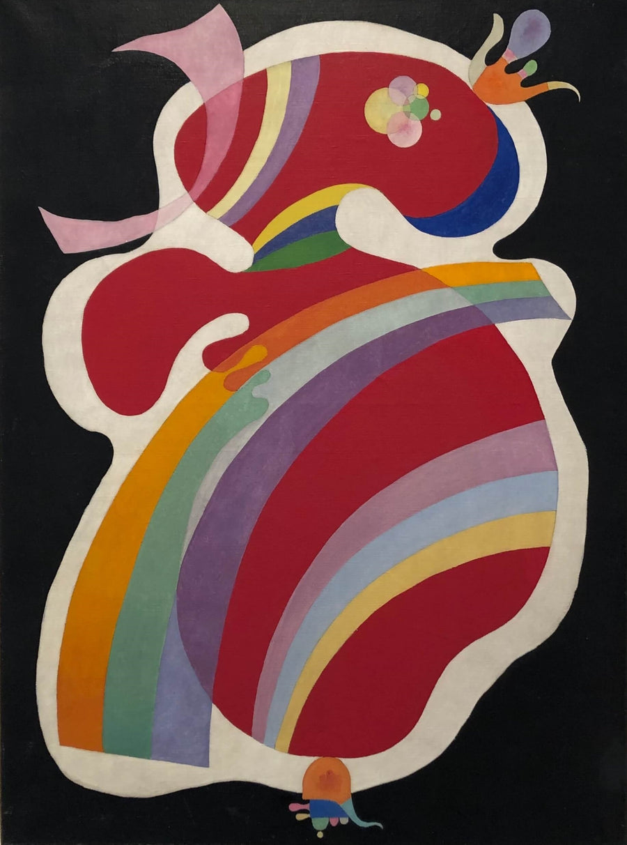 The red shape - Vassily Kandinsky