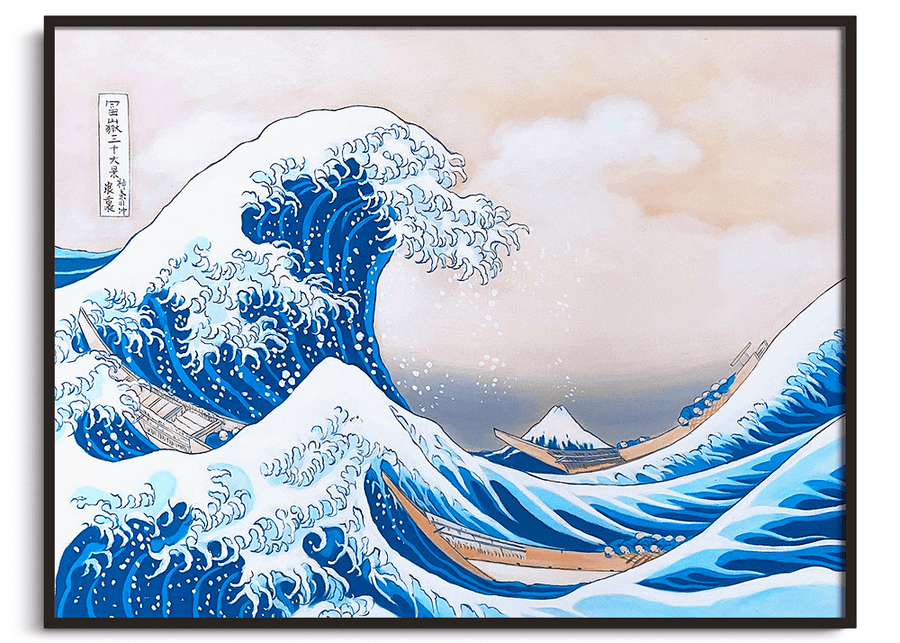 Große Welle von Kanagawa - Hokusai