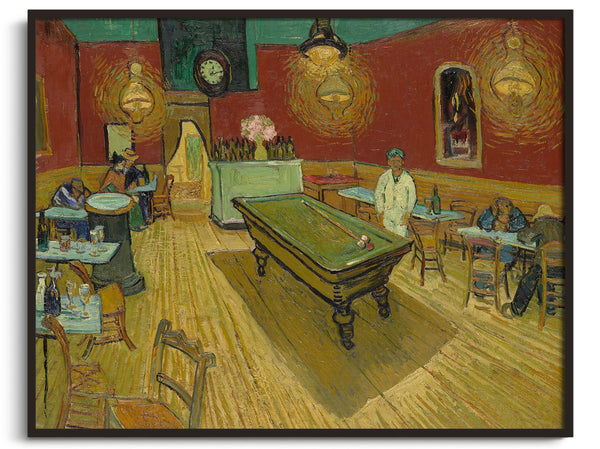 Kunstdruck Auf Leinwand – Motiv 'Cafe De Nuit' Von Van Gogh, Made In Italy