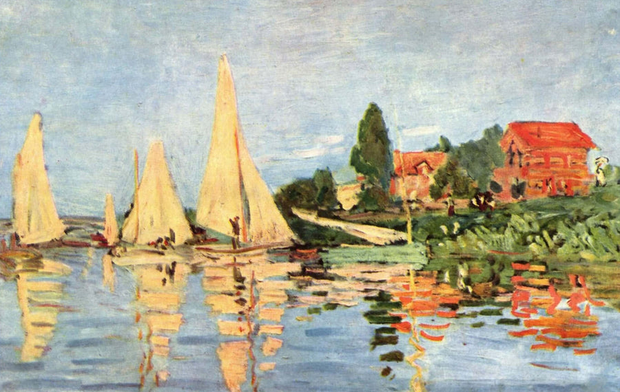Regattas in Argenteuil - Claude Monet