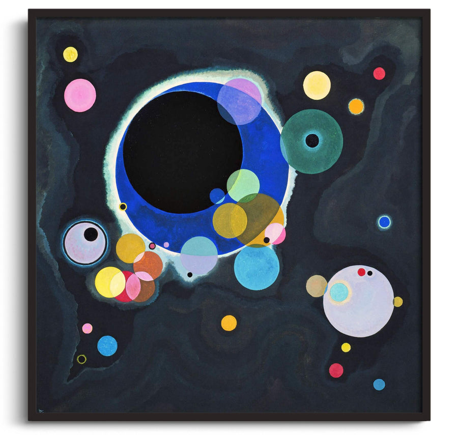 Plusieurs cercles - Vassily Kandinsky