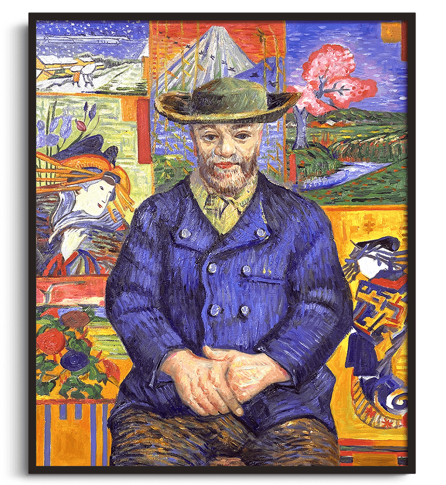 Bristlegrass 1000-Teile Puzzle Van Gogh Selbstporträt – Hochwertiger Karton, Präzise Geschnitten, Mit Poster
