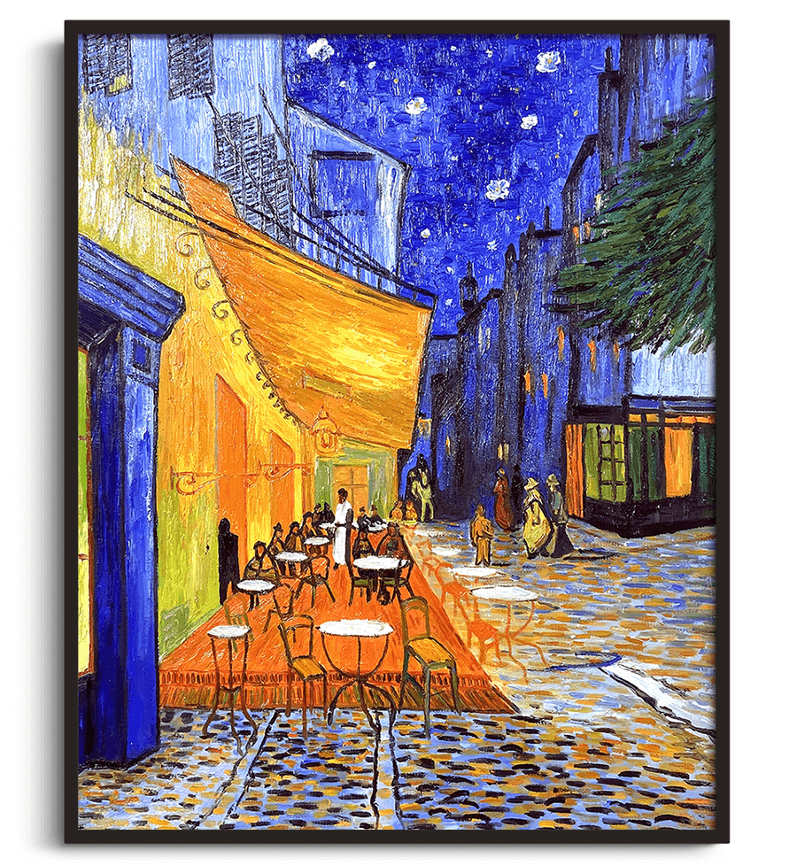 Reproduction of Café Terrace at Night by Vincent Van Gogh