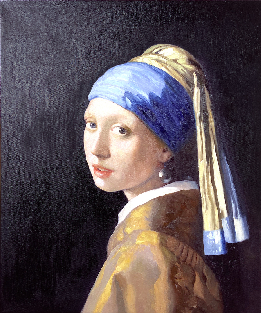 Girl with a pearl earring reproduction online