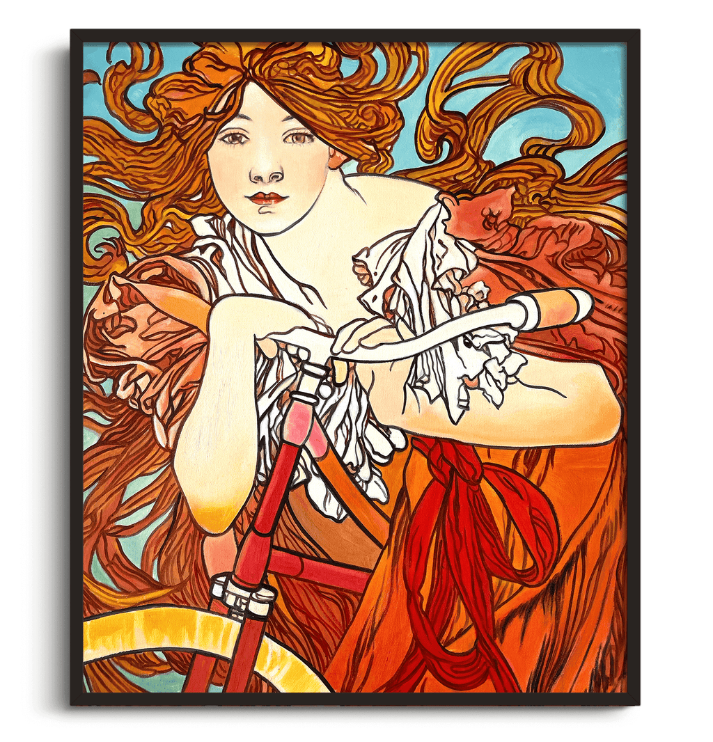 Reproduction of Cycles Perfecta by Alfons Mucha – Galerie Mont-Blanc