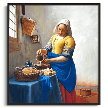 Dienstmagd mit Milchkrug - Johannes Vermeer