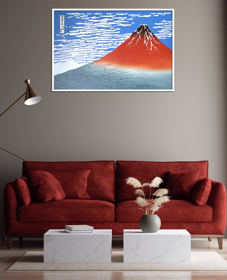 Der Fuji an einem klaren Tag - Hokusai